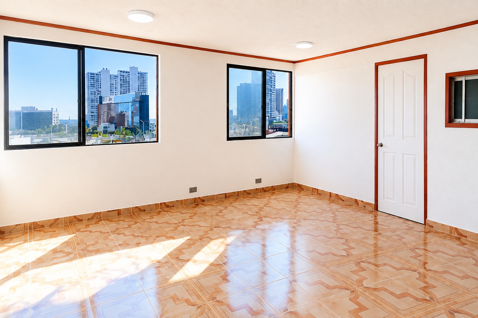 Departamento remodelado — living comedor