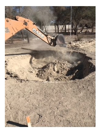 Excavaciones y habilitación