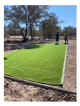 Cancha del proyecto Hacienda Santa Ana